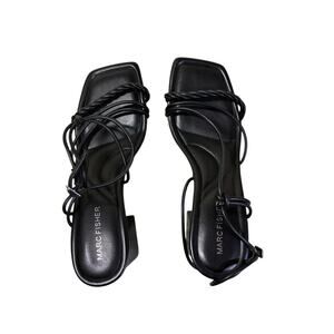 Marc Fisher Malyn Black Chunky Heel